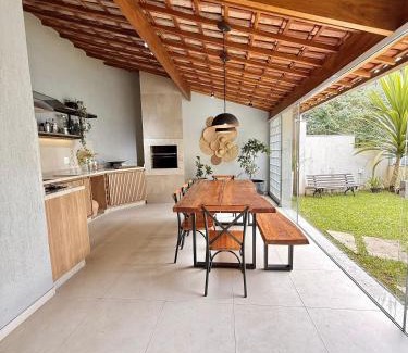 Nova Friburgo House | Área Gourmet, wi-fi e conforto