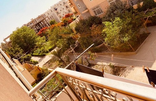 6th of October City Apartment | شقه مفروشه فاخره بكمبوند فيلات حدائق الفردوس امام دريم لاند Luxurious well furnished apartment in Alfardos villas compound over looking a nice garden in front of Dreamland