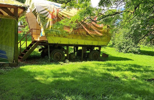 Carinerland RV Rental | 1 camp = 3 covered wagons :) Real nature adventure for 6 creatives