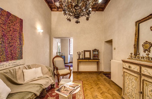 Rione VIII Sant'Eustachio Apartment | 1 Min to Pantheon – Designer 2BR Apt with 3 AC + Elevator