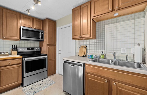 Port Canaveral Condo | 1 Min Walk to Beach | Beach Block Oasis | 2BR/1BA | Beachfront Bargain