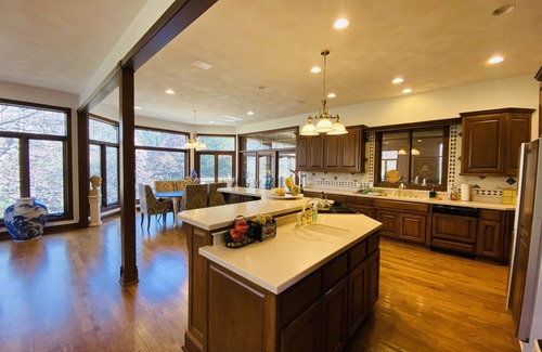 Burlington House | 10,000 Sq. Ft. Home on 15 hunting acres with an in-door pool and sauna