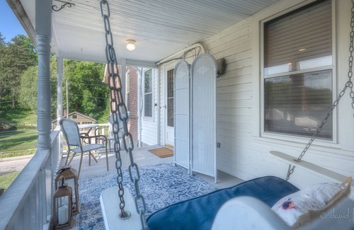 Galena House | 10 Min Walk to Main St., Updated 1840s Historic Home, Stocked Kitchen, W/D,