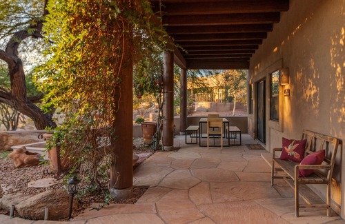 Pinnacle Peak Apartment | 10% OFF! PARSONS VILLAS - Troon Garden Casita | Serene Setting, Heated Pool, Pool, GOLF & Horses!