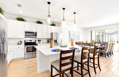 Kissimmee House | 10BR - Family Home Near Disney with Pool & BBQ