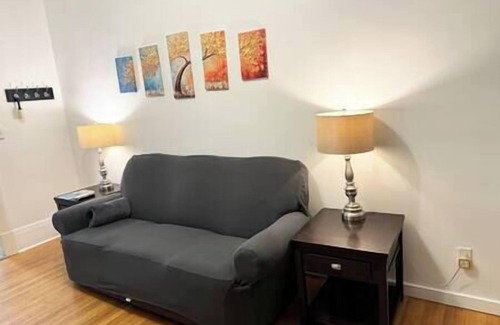 Dubuque Apartment | 1157#2/First floor, King bed, Free parking,