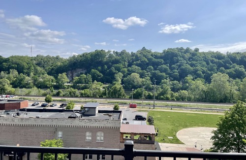 Central Business District Apartment | 11th St Loft with River & Main Attraction Views