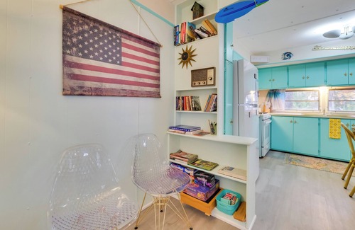 Kalkaska House | 12 Mi to Skiing: Manistee Lake Cottage w/Fire Pit