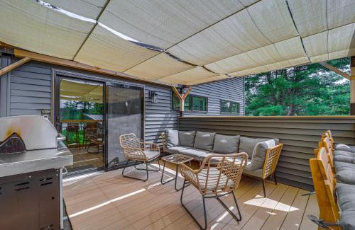 Bellaire House | 13 Mi to Skiing! Clam Lake Home with Dock Access