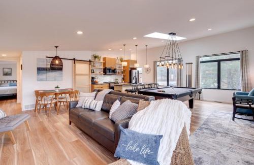 Bellaire House | 13 Mi to Skiing! Clam Lake Home with Dock Access