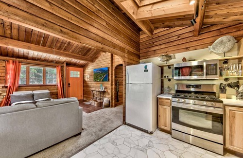 Tahoe Paradise Cabin | 1577A Pet and Kid Friendly, large fenced yard, come play in the mountains.