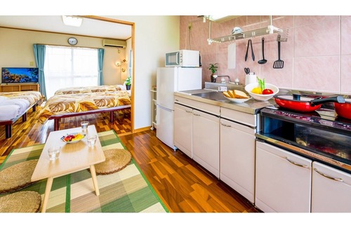 Tokeshi Hotel | 1st and 2nd floors Triple Westernstyle room with induction kitchen Room only/Nakagami-gun Okinawa