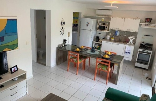 Jenipabu Apartment | 1st floor apartment, 3 suites, furnished, condominium club, 7 people, near the beach