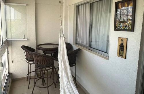 Goiania Apartment | 2/4 apartment, facing Macambiras Park with fantastic sunset.