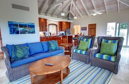 Point Rendezvous Villa | 2 bedroom 2 bath, fully ACed, pool w spa, generator Great views of the Caribbean
