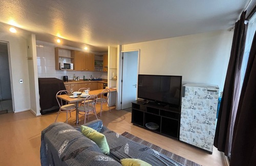 Downtown Santiago Apartment | 2 bedroom 2 bathrooms apartment half block from Sta. Lucia subway station