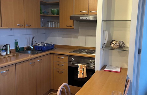 Downtown Santiago Apartment | 2 bedroom 2 bathrooms apartment half block from Sta. Lucia subway station