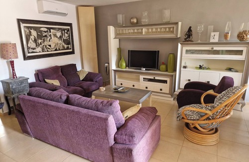 La Azohia Apartment | 2 bedroom, air conditioned beach apartment with patio, sea and mountain view