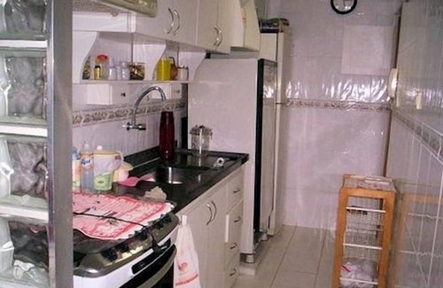 Aparecida Apartment | 2 bedroom apartment facing the beach with balcony with shopping mall/aquarium/restaurants.