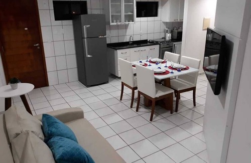 Ponta Negra Apartment | 2-bedroom apartment in a 4-star hotel with sea views.