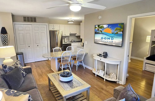 North Ocean City Condo | 2 bedroom ground level condo with an outdoor pool and indoor pool! COV32