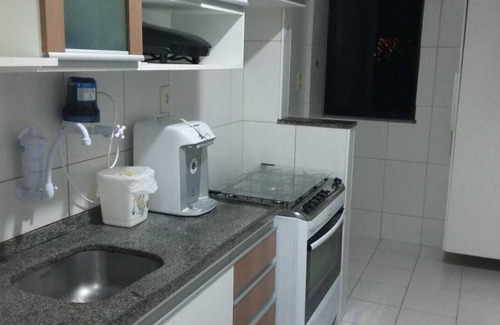 Atalaia Apartment | 2 bedrooms, all with air conditioning and TV, 1 of which is a suite, 2 bathrooms in total, washing machine and dryer.