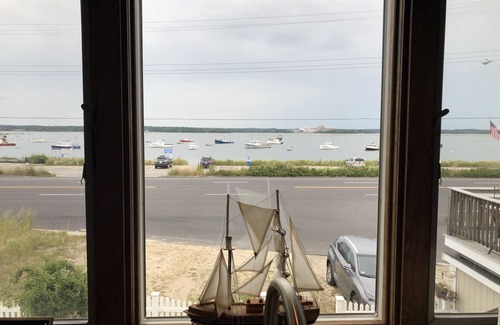 Seabrook Apartment | 2 BR/1.5 Bath , Second-floor Beach House Apt w/stunning Bay Views and Sunsets