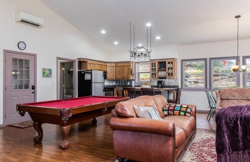 Candler House | 2 Gorgeous mountain homes surrounded by forest, babbling creek, just off Parkway