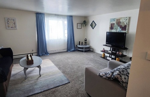 Vestal House | 2 large Bdrm 1 bath, living room with eat in kitchen and private deck