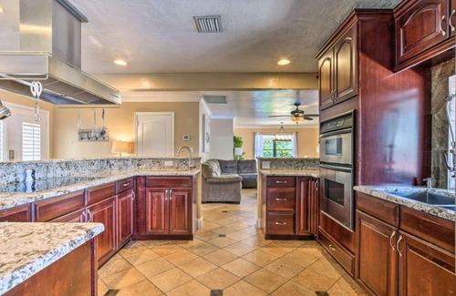Bonita Shores House | 2 Miles From The Beach! Resort Style Backyard, Pool, Private Tiki Bar & Spa