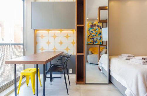 Pinheiros Apartment | 2 quadras metrô Oscar Freire com garagem, piscina e coworking