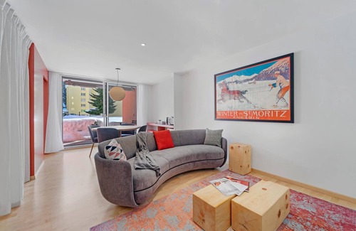 St. Moritz Apartment | 2 room apartment on the ground floor for four people.