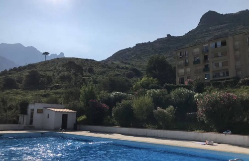 Calenzana Apartment | 2 rooms with pool near Calvi
