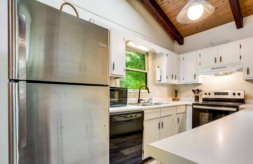 Beech Mountain House | 2-story home with Village Creek views, gas grill, gas fireplace, firepit & deck