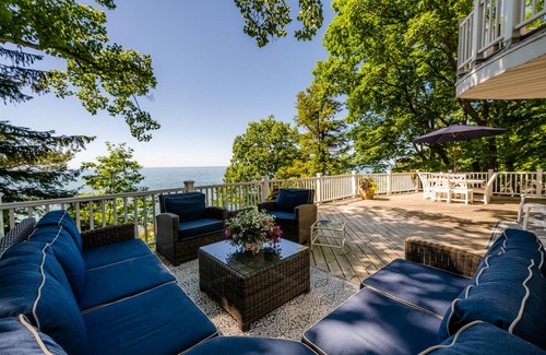 Shorewood-Tower Hills-Harbert House | 2026 Now OPEN! Colossal Lakefront Home in Sawyer!