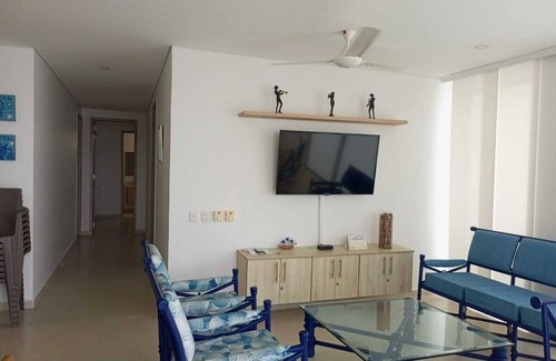 Covenas Apartment | 203 F. Spectacular 3-Bedroom Apartment in Fontaine Bleu, Coveñas, with Sea View.