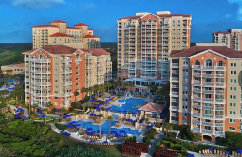 The Dunes Villa | 2B/2B ocean view villa Marriott resort in N. Myrtle Beach for Spring Break