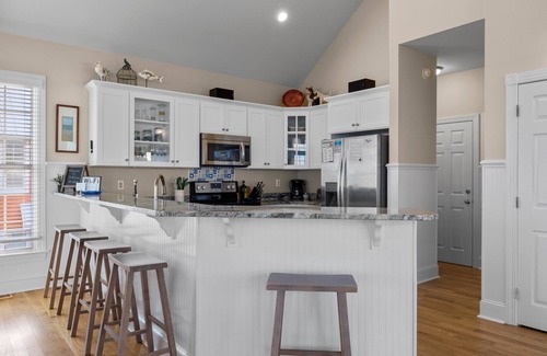 Emerald Isle House | 2nd Row Oceanview, private pool, elevator, golf cart, and easy beach access.