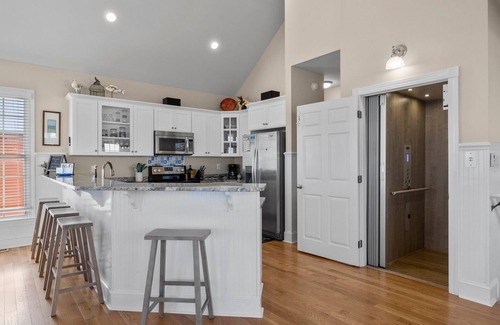 Emerald Isle House | 2nd Row Oceanview, private pool, elevator, golf cart, and easy beach access.