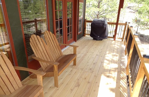 Twin Lakes Cabin | 3-Bedroom, 3-Level Cabin-Spectacular Mountain and Lake Views!