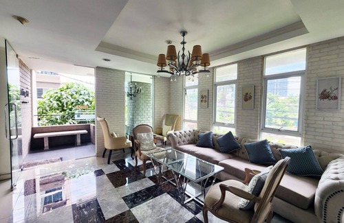 Bang Na Condo | 3-bedroom condo in fantastic location with AC, fitness room. Enjoy