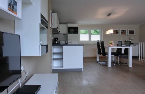Gelbensande Apartment | 3-room apartment with 2 bedrooms for 6 people with WLAN