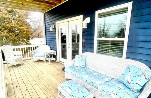 Chincoteague House | 3 story 2-bedroom house, Large decks, waterview, near beach, Fitness, Game room