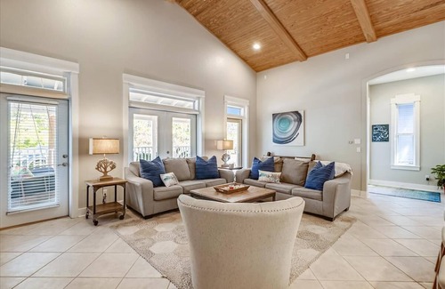 Village of Sugar Beach House | 30A Seagrove Beach Vacation Rental with PRIVATE POOL + Golf Cart + Bikes!