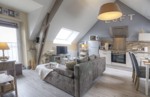 Port-en-Bessin-Huppain Apartment | 4 * apartment exceptional sea view Normandy landing beaches France