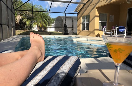 Crescent Lakes Villa | 4 BR 3 BA, Secluded large pool and deck, Netflix WIFI AppleTV, gated community