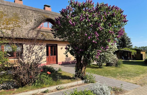 Dargen House | 4-sided courtyard with water views of the Szczecin Lagoon: perfect for family vacations