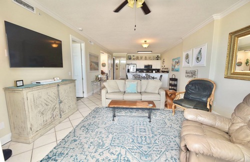 Orange Beach East Condo | #403-Tons of space, oversized balcony overlooking pool w/direct beach view!