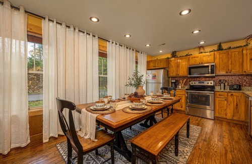 Gatlinburg Cabin | 4BR, indoor pool, game room, hot tub. Free attraction tickets!