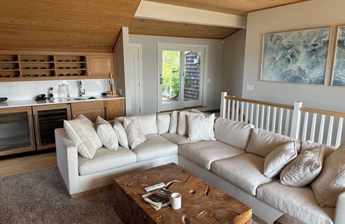 Suffolk County House | 5-bedroom home on water with dock, office, bunk room in lovely Shelter Island!